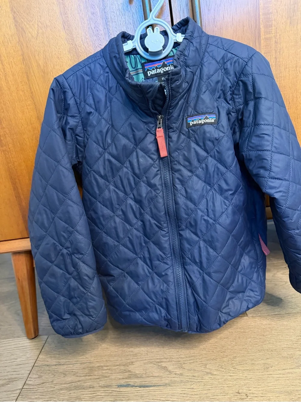 Patagonia Navy Quilted Baby Puff Jacket